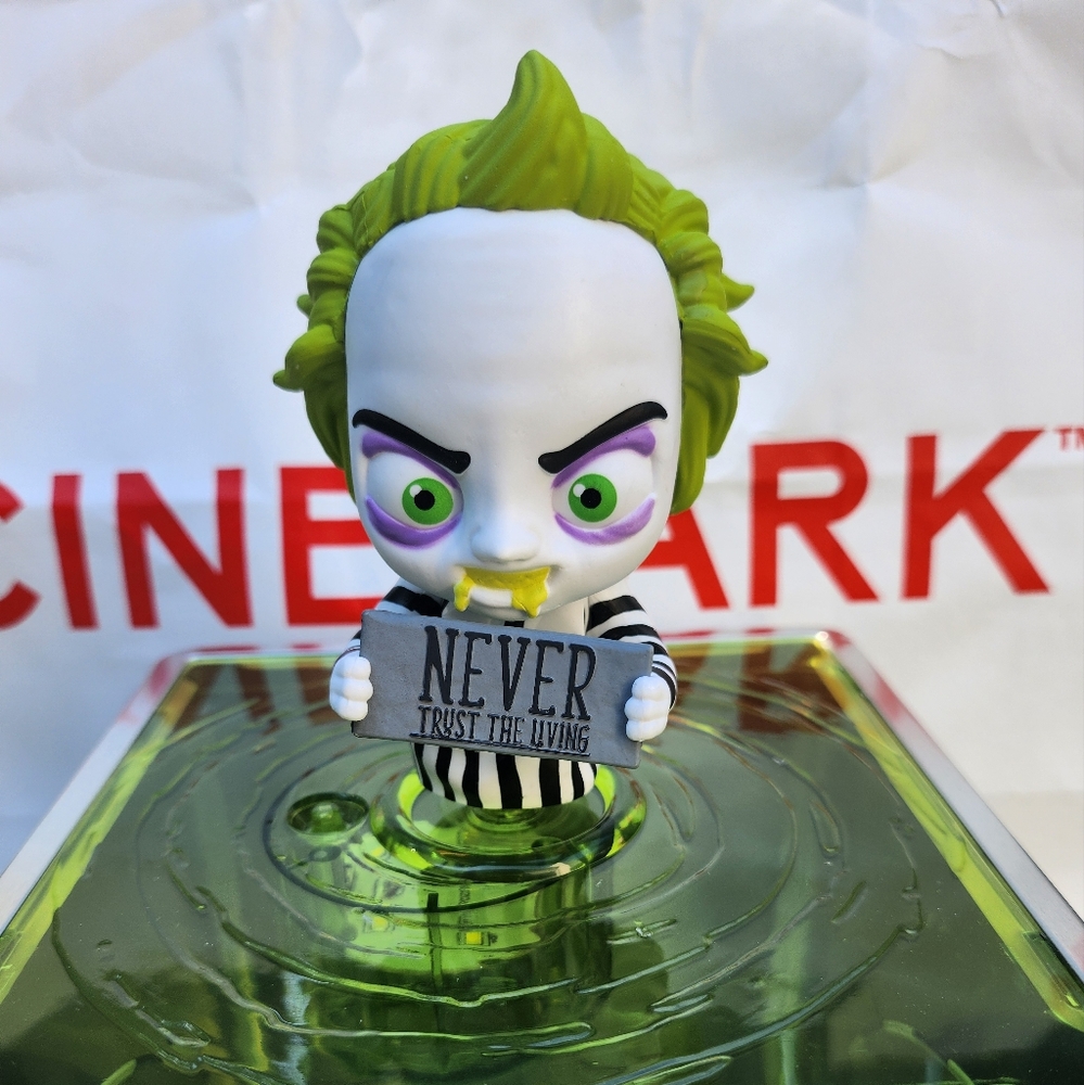 Beetlejuice Light Up Popcorn Tin w flaw